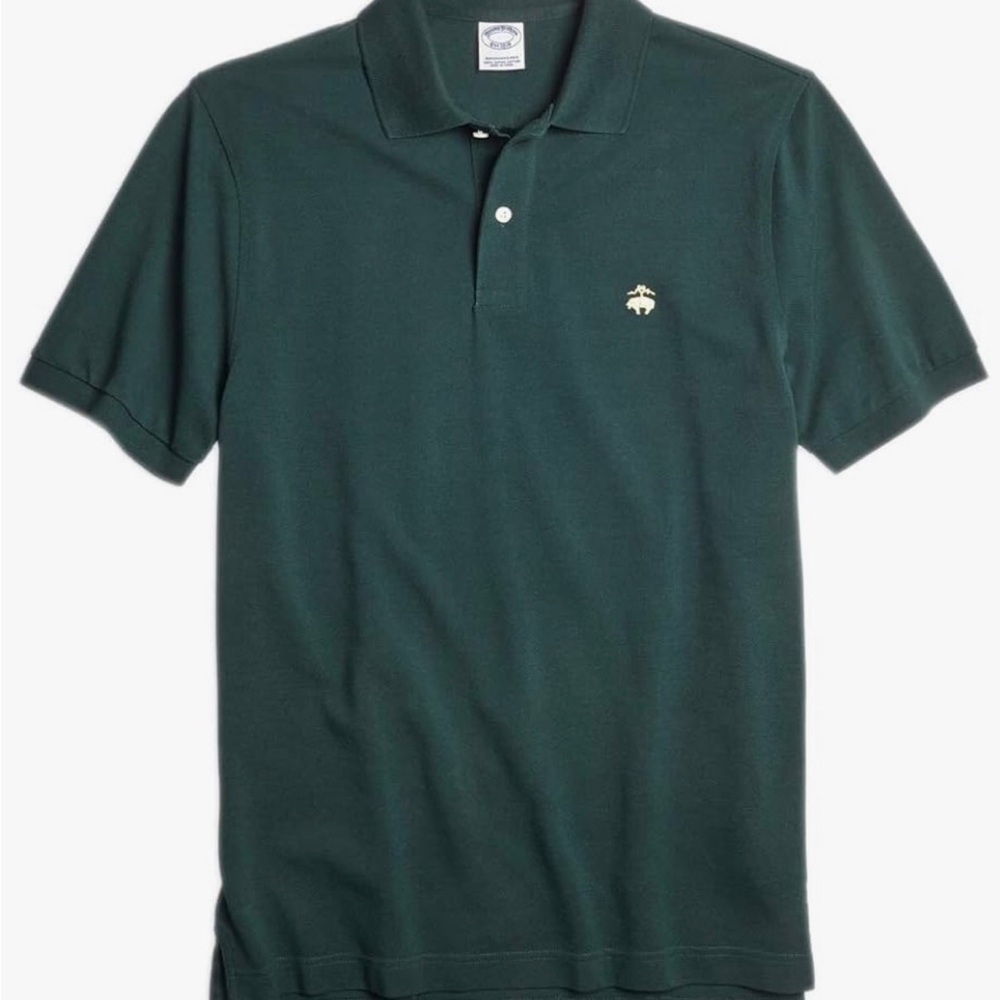 BROOKS BROTHERS 1818 Original Fit Polo Shirt Dark Green Men's XL